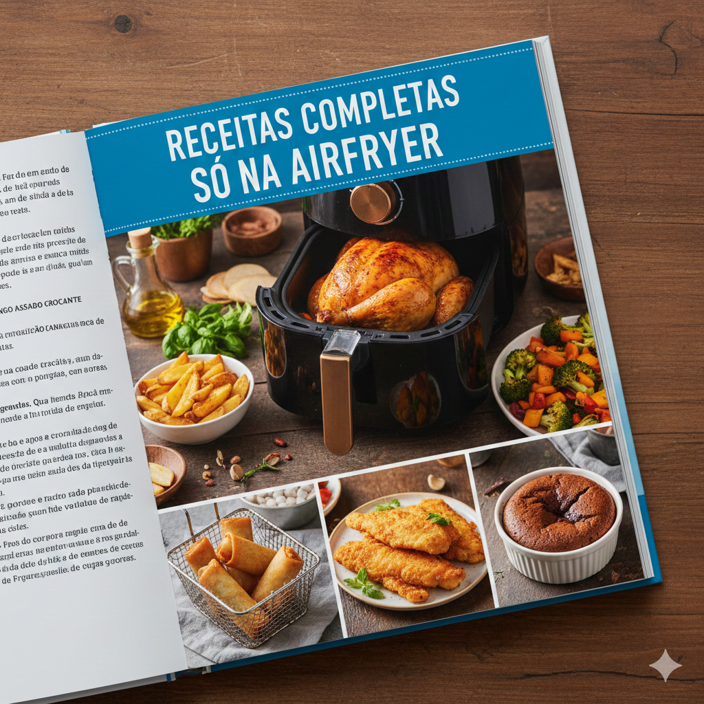 Receitas completas só na airfryer
