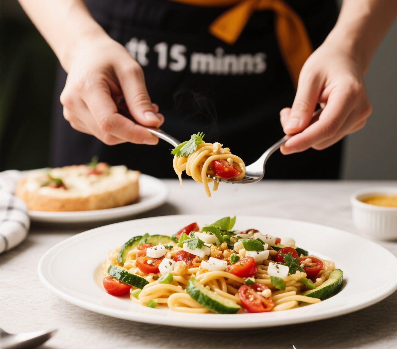 Receitas prontas em até 15 minutos