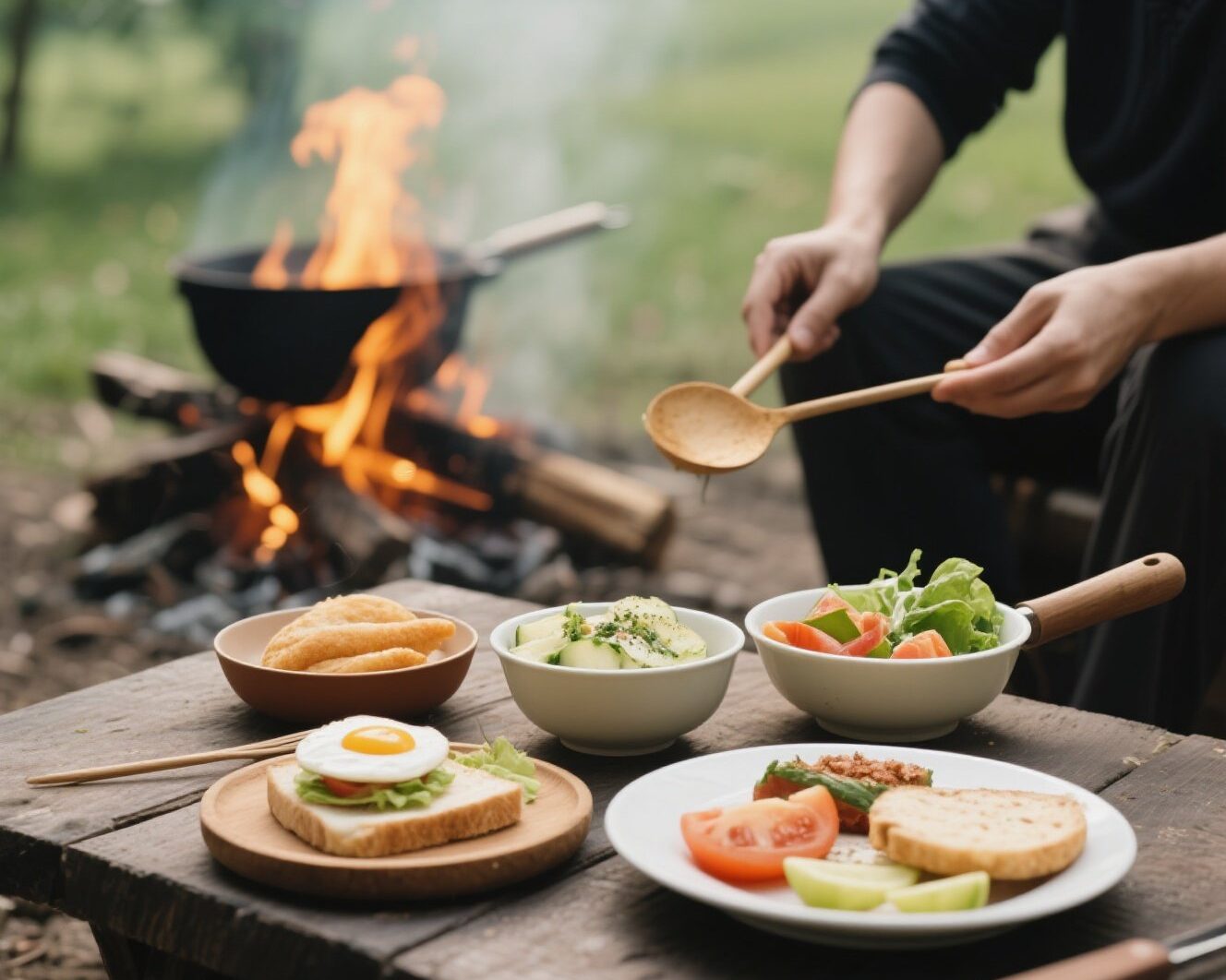 Comida simples sem usar fogo