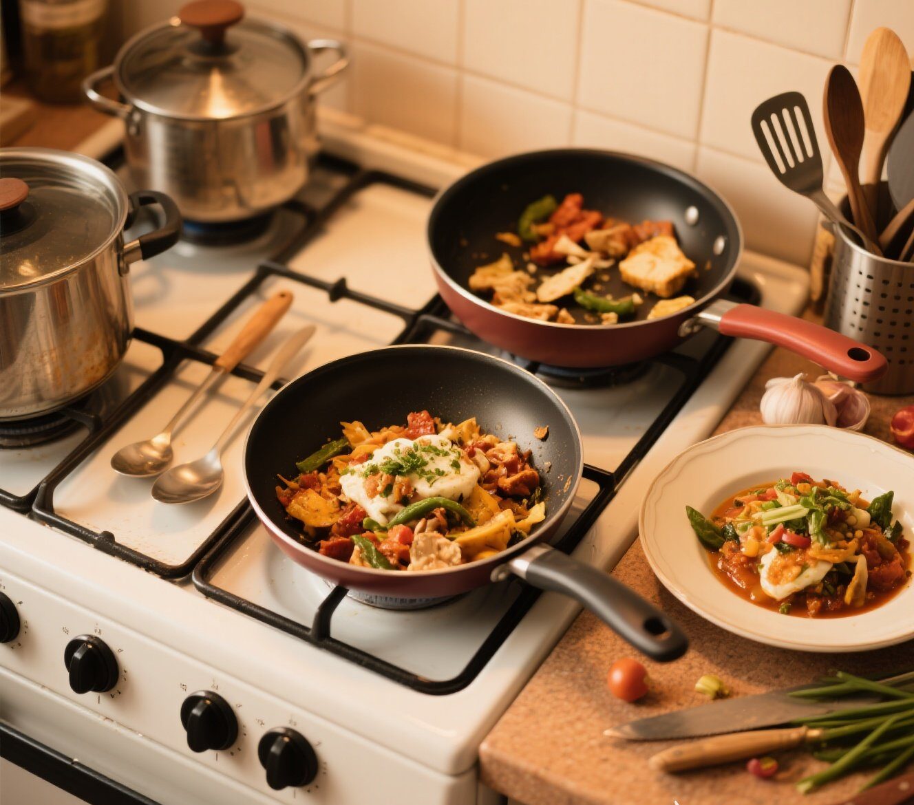 Transformando sobra em refeição nova