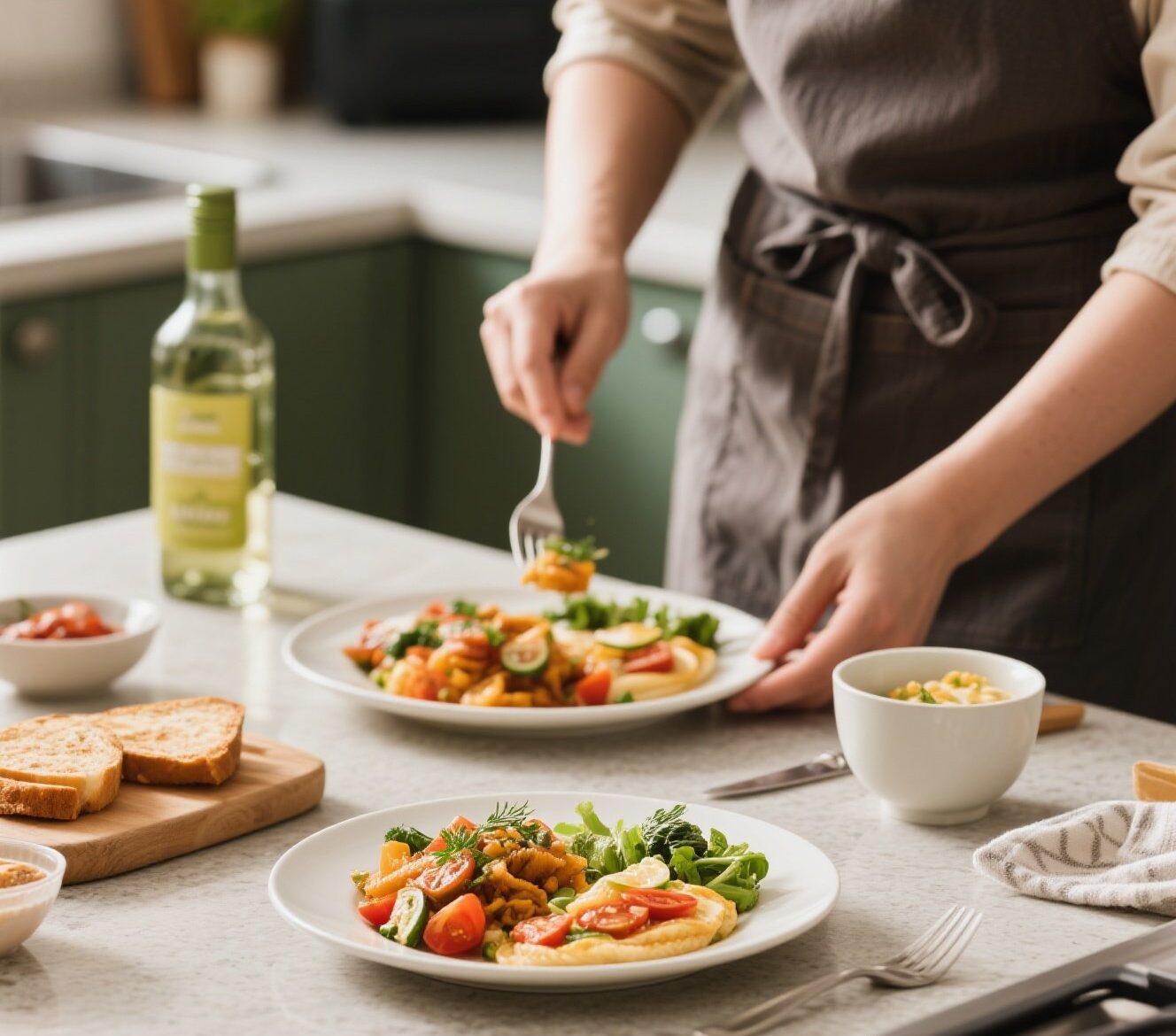 Jantar rápido sem bagunça na cozinha