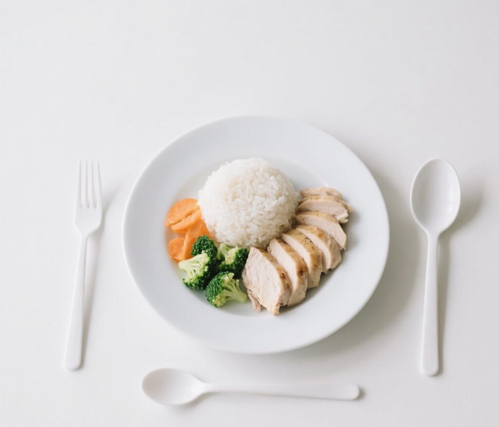 Imagem atual: Jantar simples sem sujeira