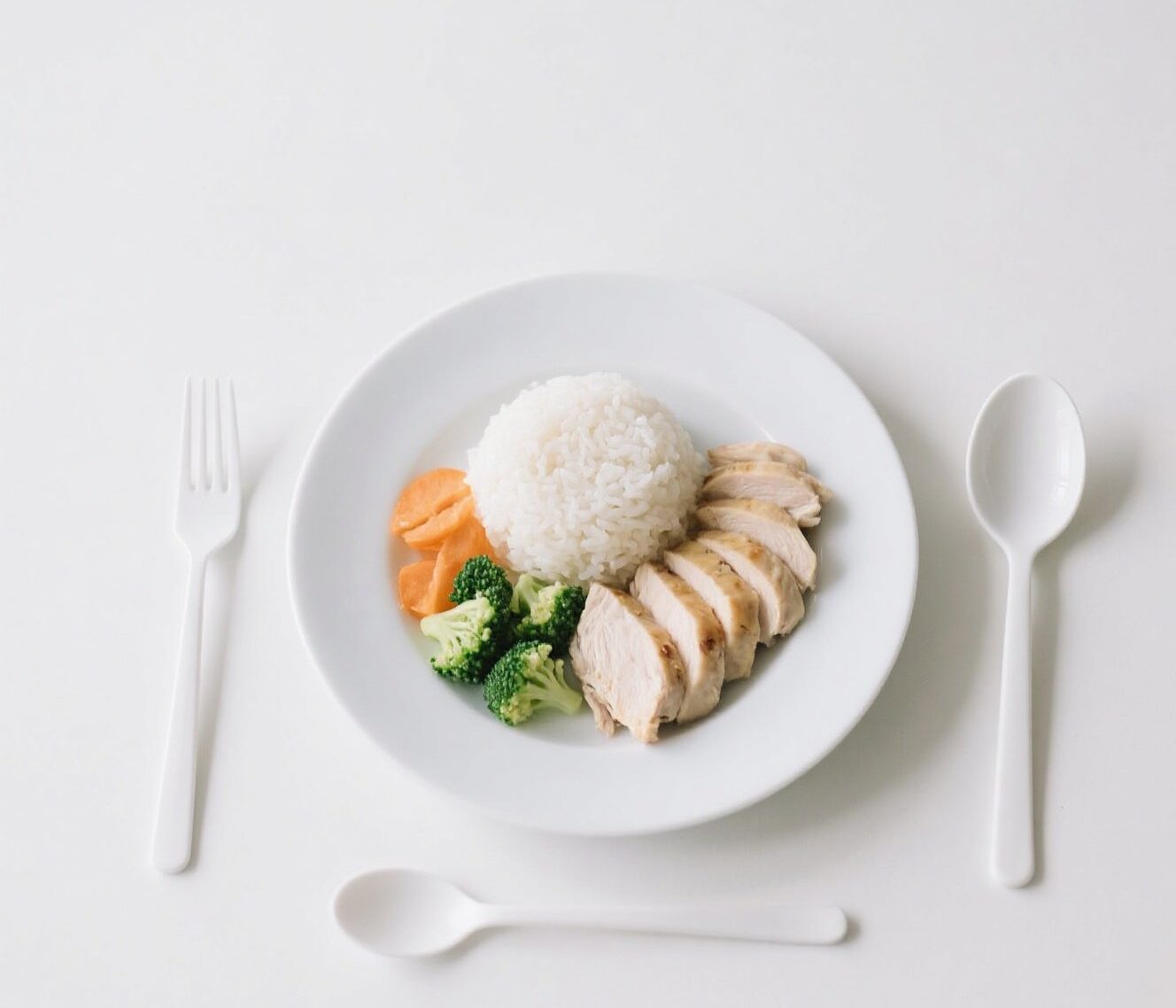 Jantar simples sem sujeira