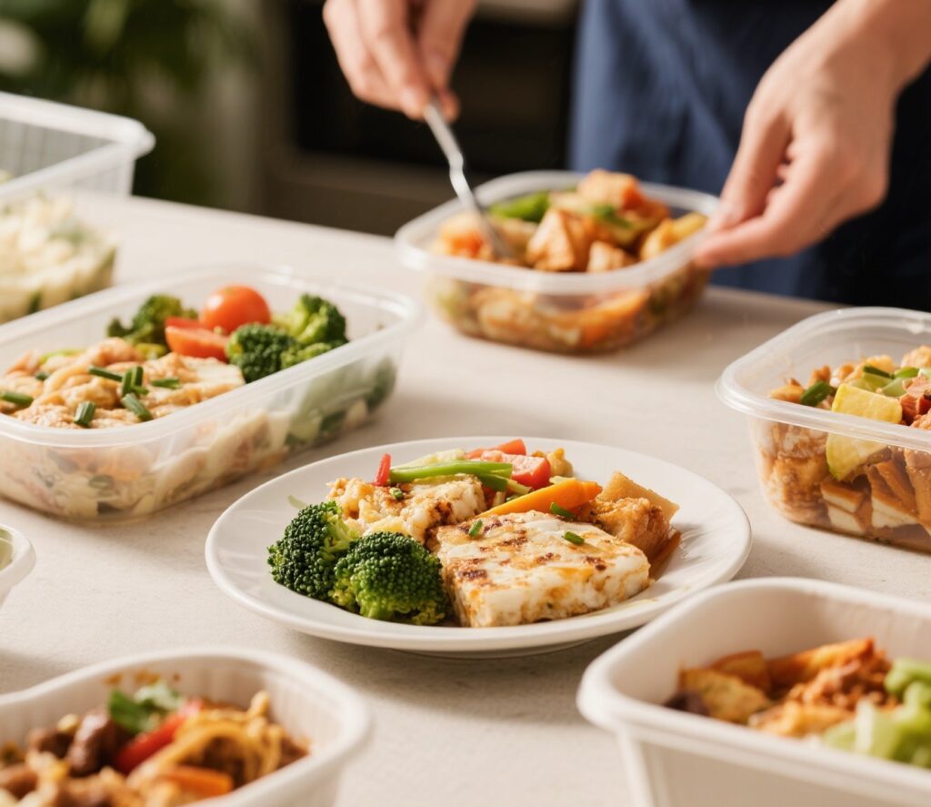 Imagem atual: Comer bem gastando menos com sobras